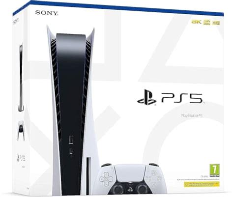 Sony PlayStation 5 Console with Wireless Controller, White/Black ...