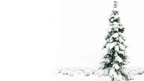 Snowy Christmas Tree - Wallpaper - FreeChristmasWallpapers.net