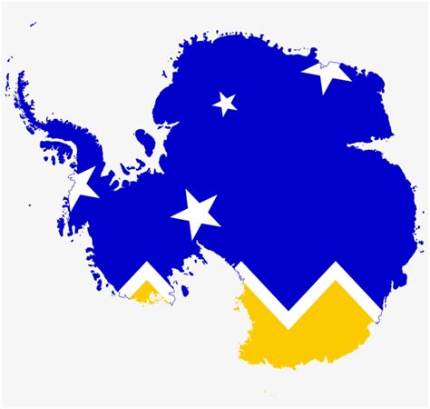 Flag Map Of Antarctica - Antarctica Vector Transparent PNG - 1134x1024 ...