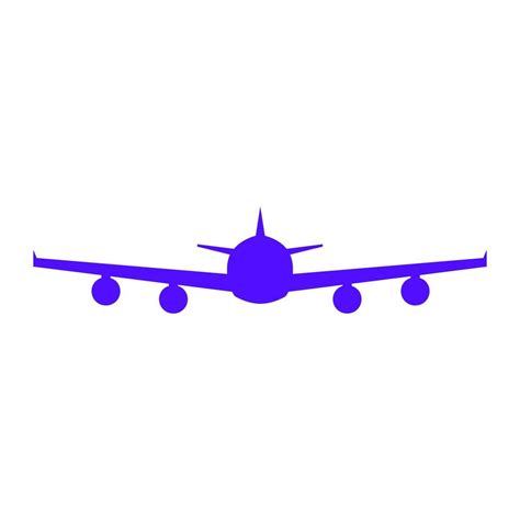 Airplane illustrated on a white background 8270594 Vector Art at Vecteezy