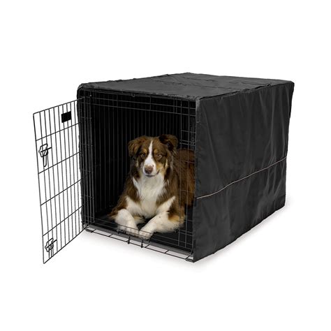 Midwest 42" Black Polyester Dog Crate Cover - Walmart.com