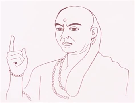 How to draw Chanakya