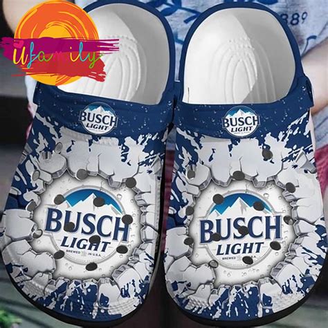 Busch Light Beer Crocs Clogs Shoes - Thoughtful Personalized Gift For ...