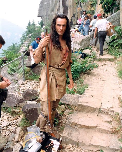 Daniel Day-Lewis on the set of 'The Last of the Mohicans' (1992) | Day ...