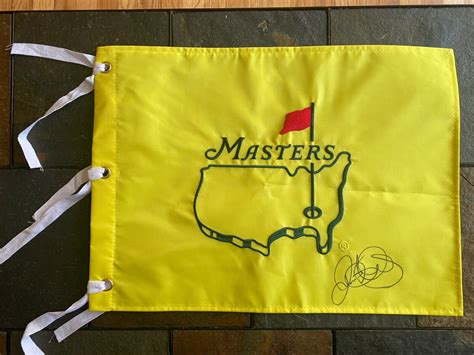 Rory Mcilroy Autographed Signed Autograph Masters Golf Flag Undated Beckett