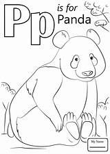 Printable Letter P Coloring Pages sketch template