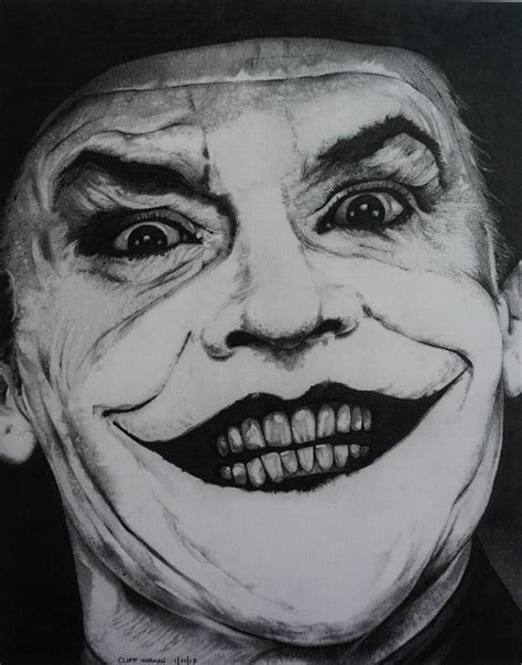 Jack Nicholson Joker art Nicholson Movie art batman art