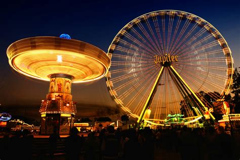 Time Lapse Photo of Circus Rides at Night · Free Stock Photo