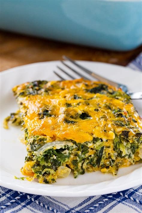 Spinach and Cheese Casserole - Spicy Southern Kitchen