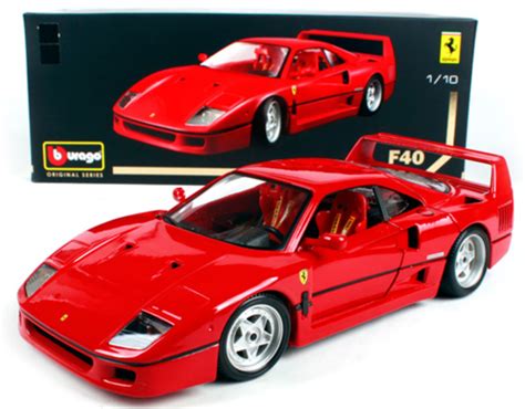 1/18 BBurago 1987 Ferrari F40 (Red) Diecast Car Model - LIVECARMODEL.com