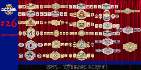 NWA - ( National Wrestling Alliance ) Championship Mini Set 01 : r/WWEGames