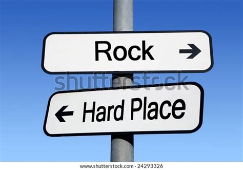 Between Rock Hard Place Stock Photo (Edit Now) 24293326