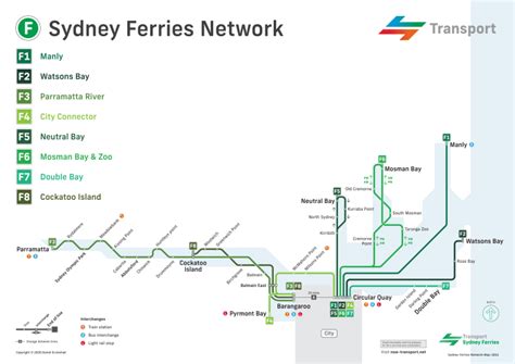 Ferry Maps – NSW Transport