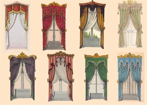 Dollhouse Victorian Curtains, Paper Doll House Printables, Dollhouse ...