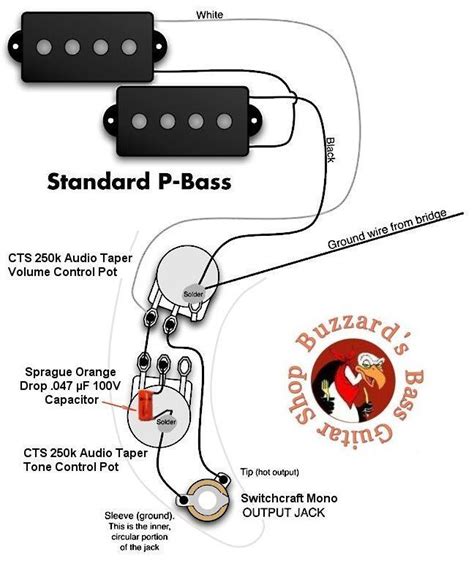 Fender Precision Bass Wiring Schematic