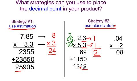 Placing the Decimal Point - YouTube