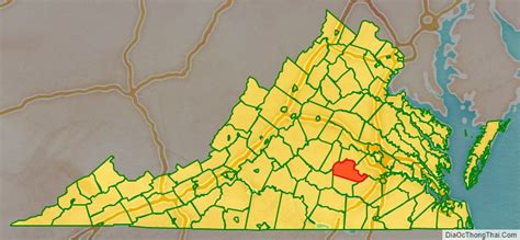 Map of Amelia County, Virginia - Thong Thai Real