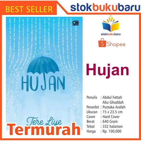 Jual Buku Novel Hujan Karya Tere Liye Indonesia|Shopee Indonesia