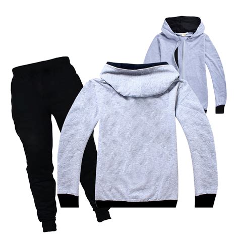 Boys Outfits 10-12 Winter Zip Up Stripe Hoodies for Boys 8-10 Tracksuit Jogger Pants Set ...