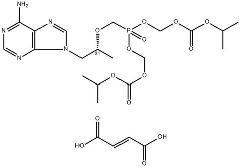 Tenofovir disoproxil fumarate CAS#: 202138-50-9