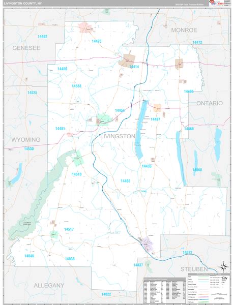 Livingston County, NY Maps