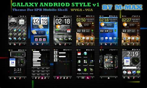 Spb theme Galaxy Android Style for WM