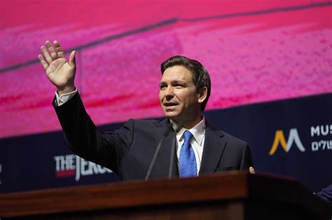 The Blogs: Ron Desantis in Israel. His Words. | Barry Shaw | The Times ...