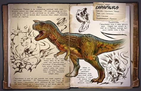 ARK Dossier: Carnotaurus | Ark survival evolved, Game ark survival evolved, Survival