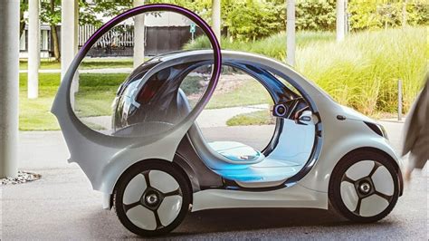 Smart vision EQ most advanced AI fulfilled electric car Best two seater driverless car - YouTube