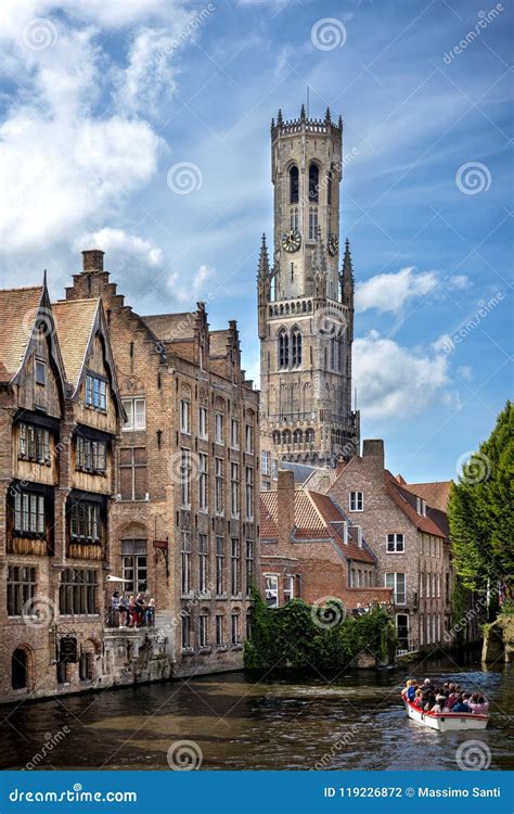 Brugge Medieval Historic City. Brugge Streets and Historic Center ...