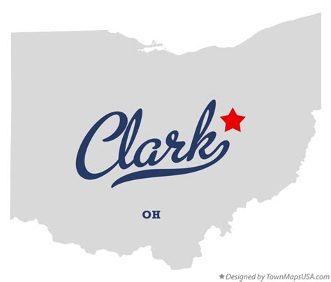 Map of Clark, Holmes County, OH, Ohio