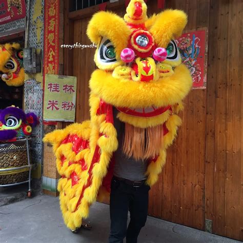 Southern Style Lion Dance Costume Equipment Foshan Lion Dance ...