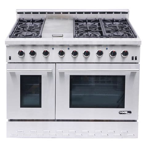 NXR Entree 48 in. 7.2 cu. ft. Professional Style Liquid Propane Range ...