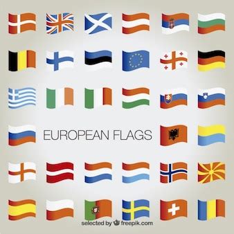 Free Vector | European flags collection