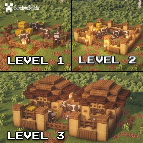 I made 3 different levels for an animal pen! Which one do you like the most? : r/Minecraftbuilds