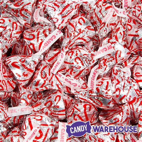 Hershey's Kisses Candy Cane Chocolates: 210-Piece Bag – Candy Warehouse