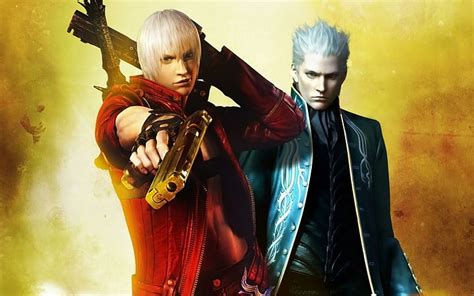 HD wallpaper: Dante Vs Vergil, devil may cry dantes awakening, action, guys | Wallpaper Flare