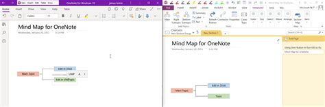 Create Mind Map in OneNote 2016, Modify it in OneNote UWP - Office ...