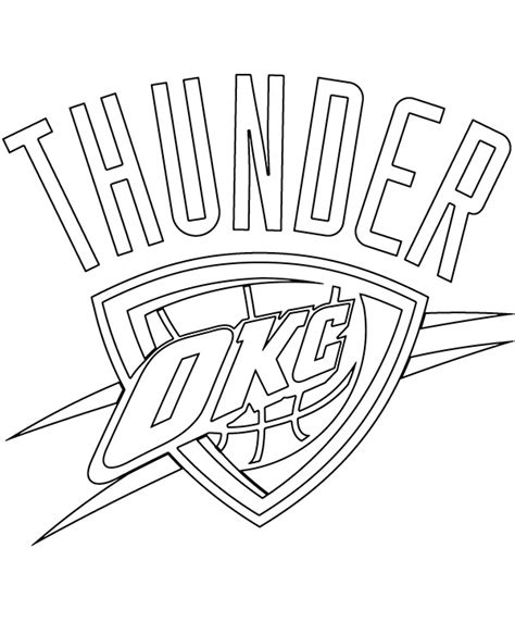 Printable Oklahoma City Thunder logo