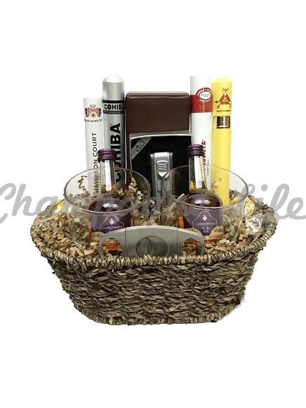 Cigar Gift Basket - Champagne Life Gift Baskets