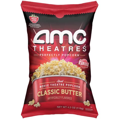 AMC Theatres Ready to Eat Popcorn, Classic Butter - Walmart.com