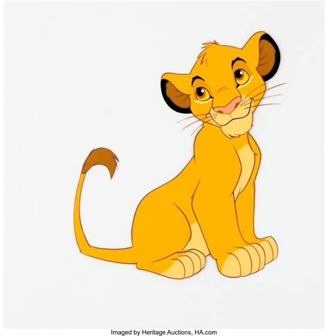 The Lion King Simba Drawing Colored - Images of Toys