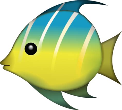 Download Tropical Fish Emoji Image in PNG | Emoji Island