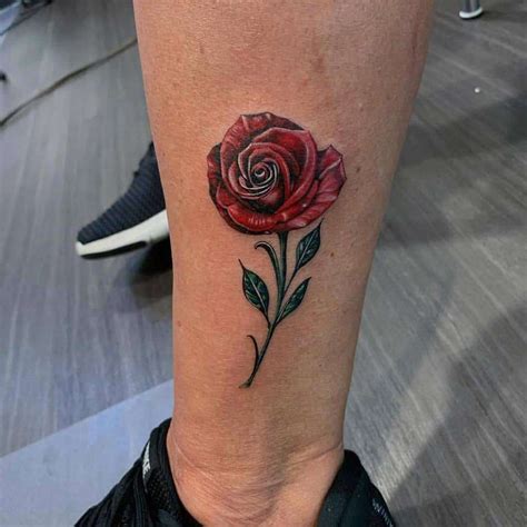 Lower Leg Flower Tattoo Designs | Best Flower Site