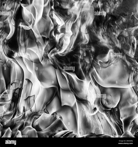 Black And White Fire Background