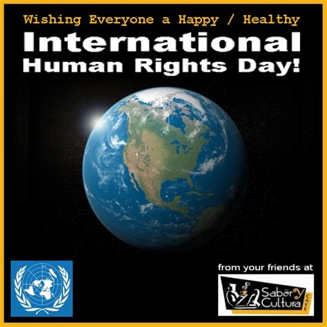 International Human Rights Day! | Sabor y Cultura