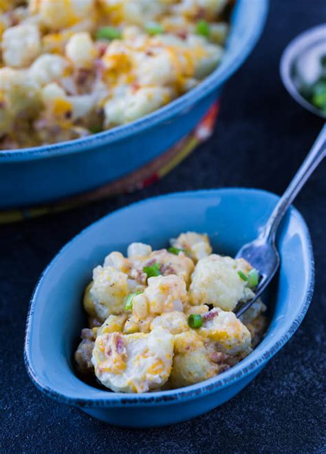 Loaded Cauliflower Casserole | A Zesty Bite