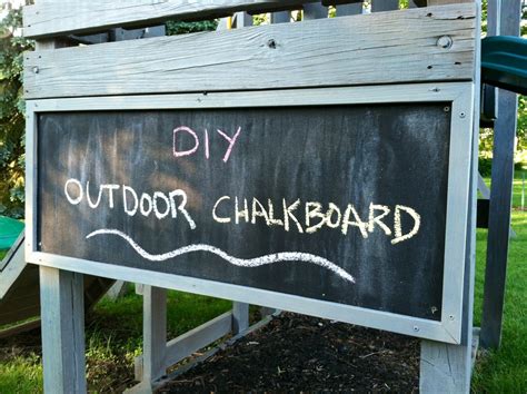 Eleanor Olander: This is me...: DIY Outdoor Chalkboard