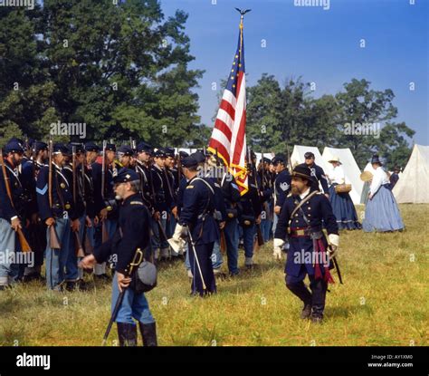 Re-enactment of The Battle of the Crater Stock Photo - Alamy