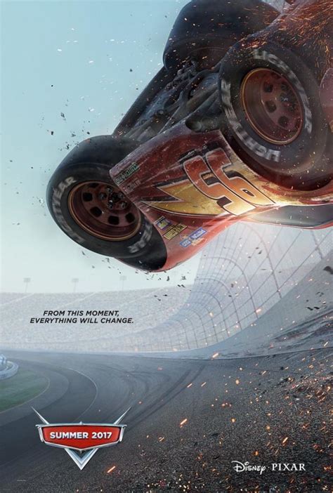 'Cars 3' Poster: Lightning McQueen Enters the Upside Down (Exclusive)